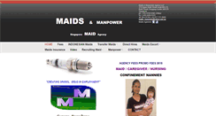 Desktop Screenshot of maids-manpower.com